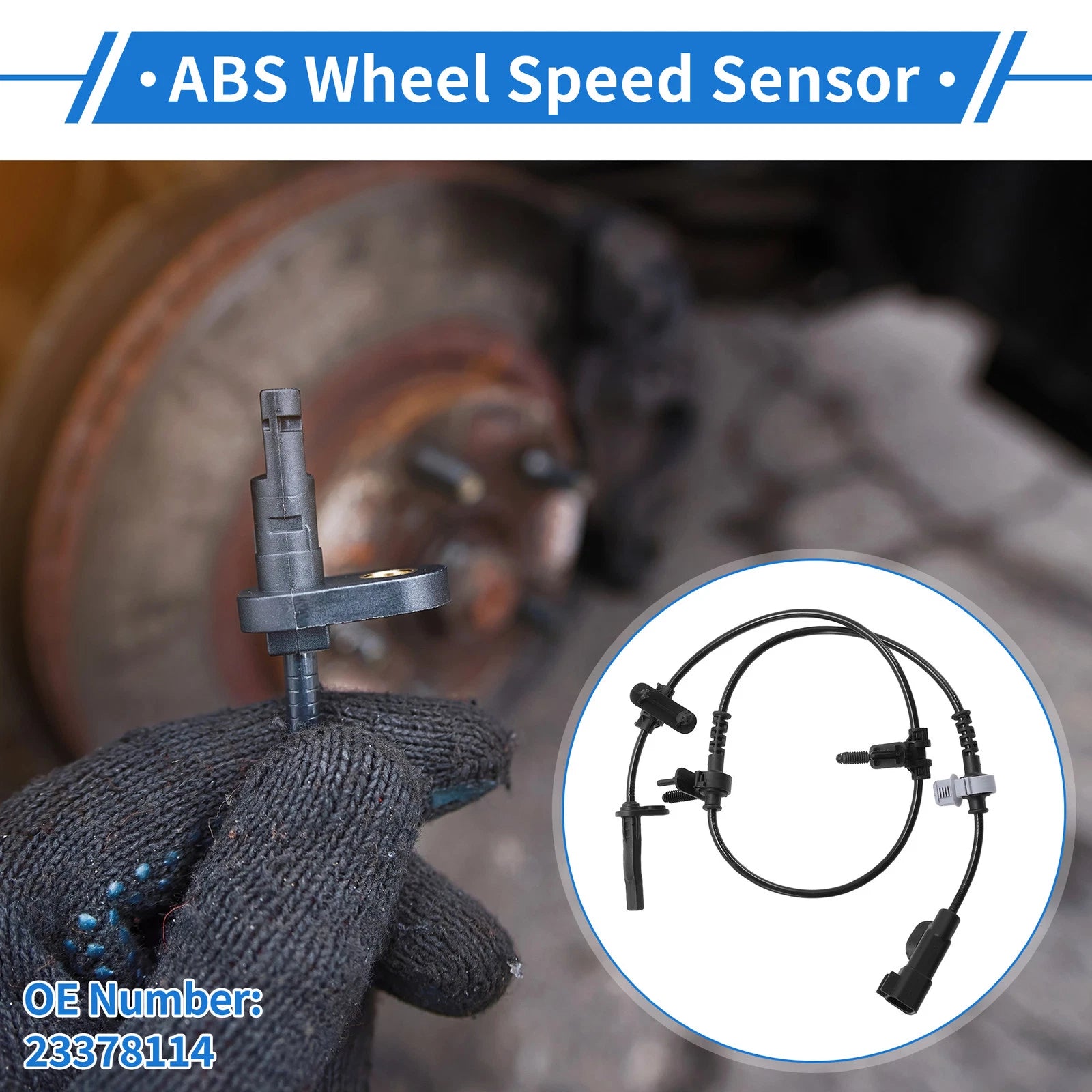 ABS Wheel Speed Sensor No. 23378114 for Cadillac CT6 (2016–2020)
