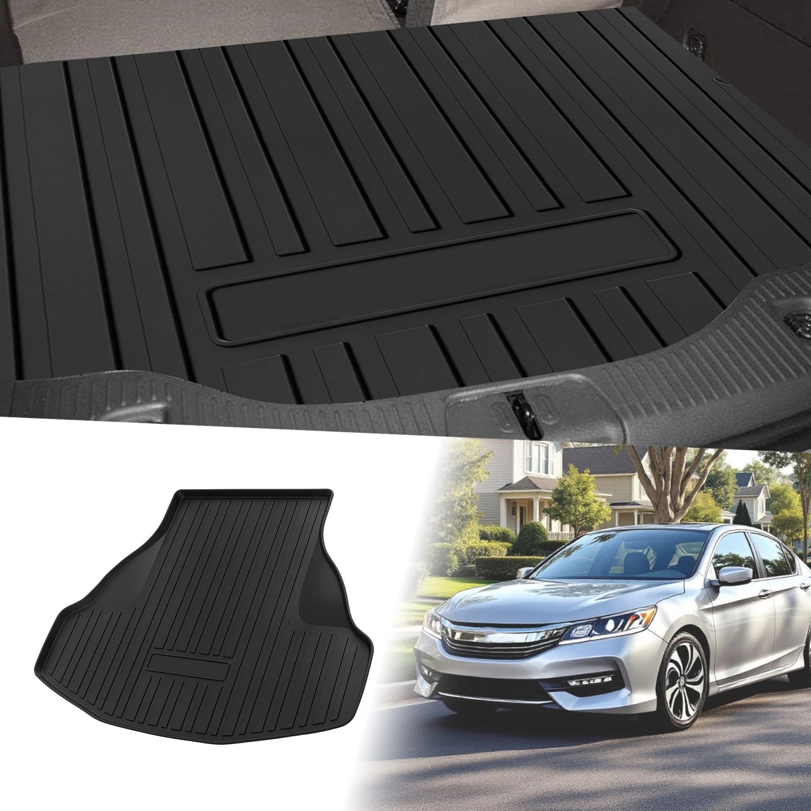 Rear Cargo Liner Flat Face TPE for Honda Accord 2013–2017 (1 Pc)