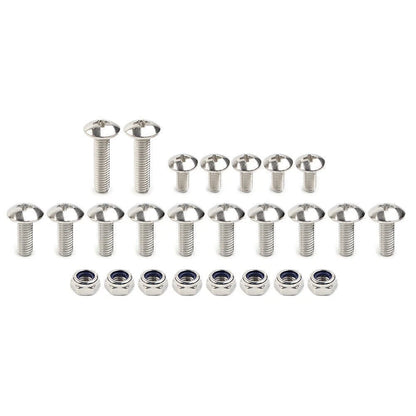 25PCS Fender Bolt Screw Nut Mount Kit for Yamaha Banshee (1987–2006)