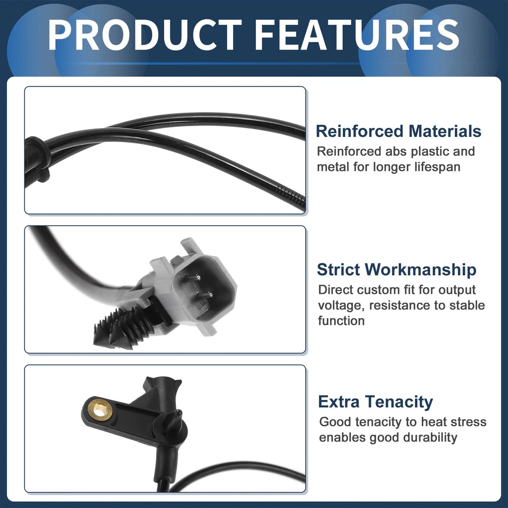 ABS Wheel Speed Sensor Replacement Front Left for Chrysler Town & Country (2008–2018)