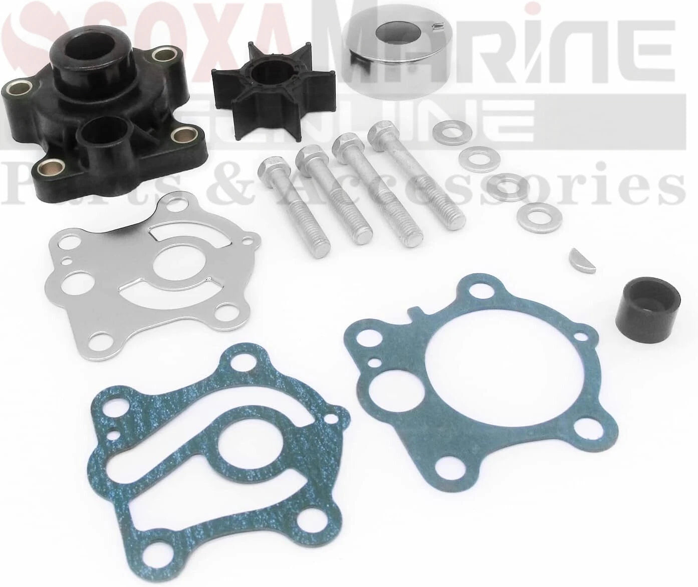 Water Pump Rebuild Kit for Yamaha 2-Stroke 55HP C55 (18-3425, 663-W0078-00)