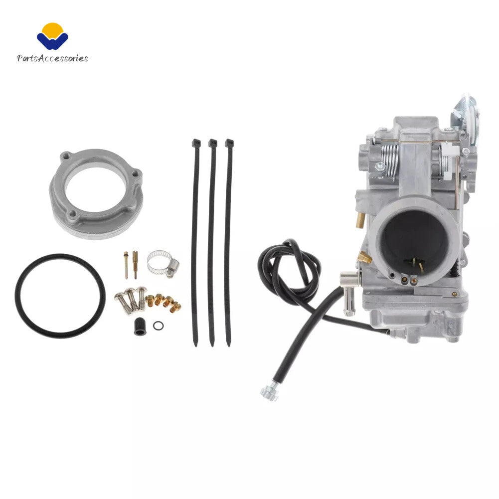 HSR45 45mm Smoothbore Carburetor + Choke Cable for Harley-Davidson EVO Twin Cam
