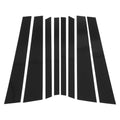 8 Pc Door Pillar Window Trim Replacement for BMW X5 (2014–2018) Black