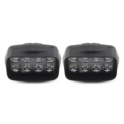 2X 8-LED Motorcycle Front Headlight Spot Fog Light for UTV ATV
