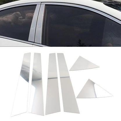 Pillar Post Window Trim for Kia Forte K3 Cerato (2009–2012) Silver