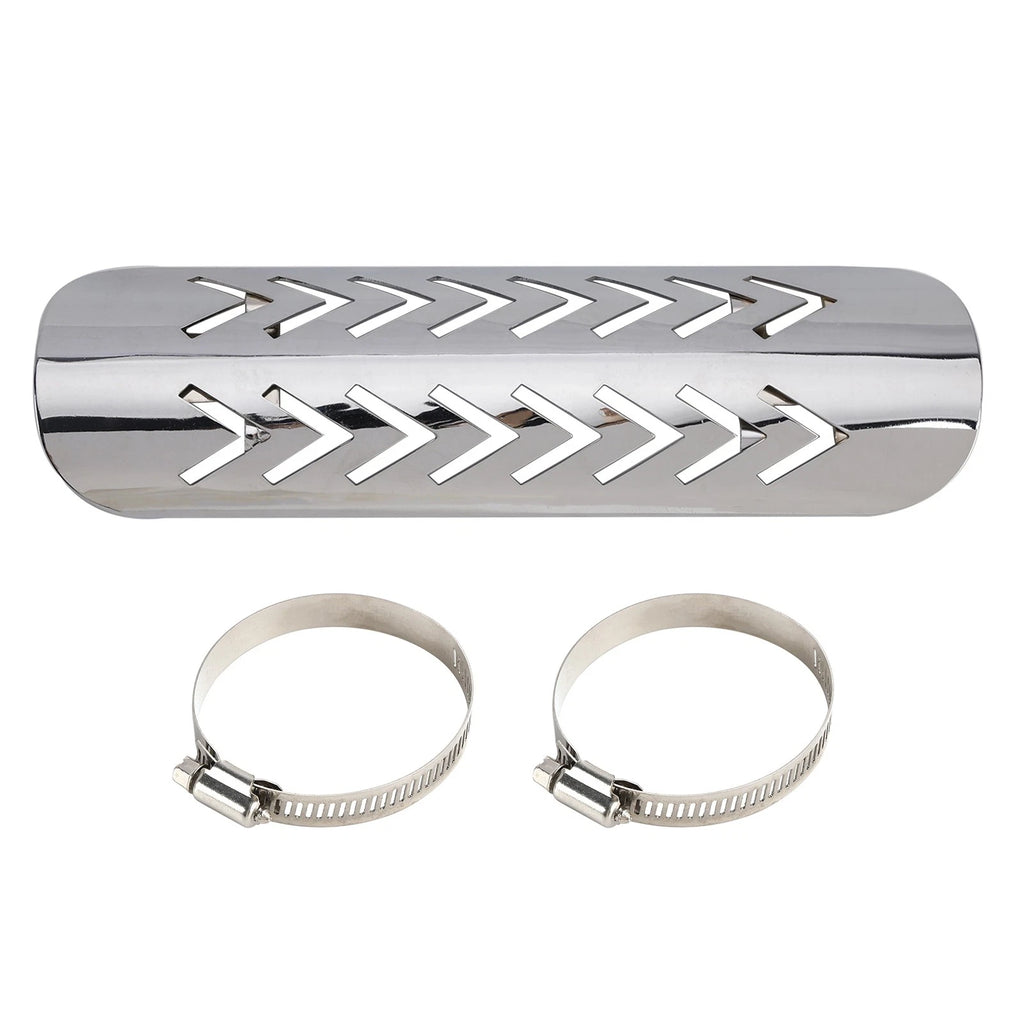 Steel Exhaust Muffler Pipe Heat Deflector Cover for Motorcycle Scooter