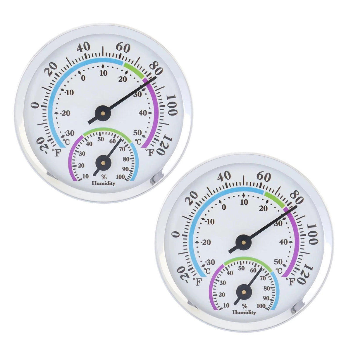 2X Thermometer Hygrometer for Indoor Use (Indoor Room)