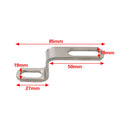 Universal Motorcycle Exhaust Pipe Fixed Clamp Bracket Z-Shaped Mounting