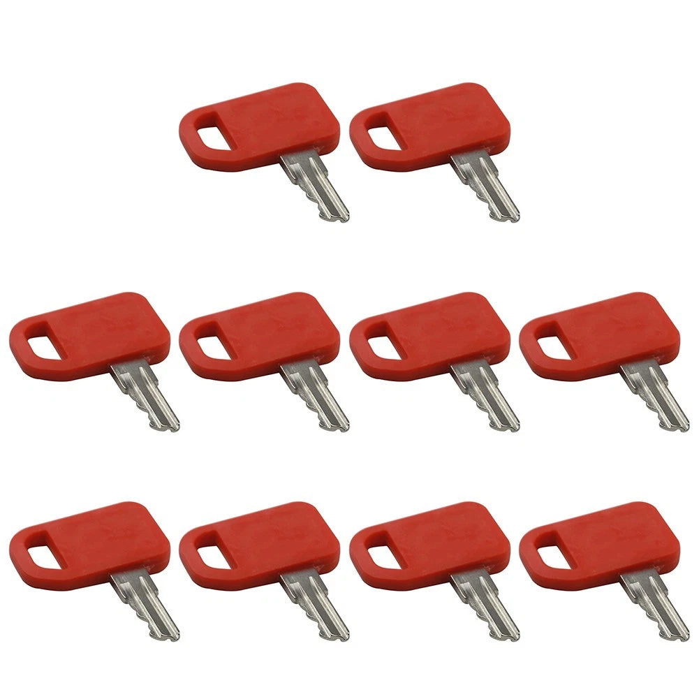 10X Ignition Key Set for Heavy Equipment AT195302 OEM Replacement