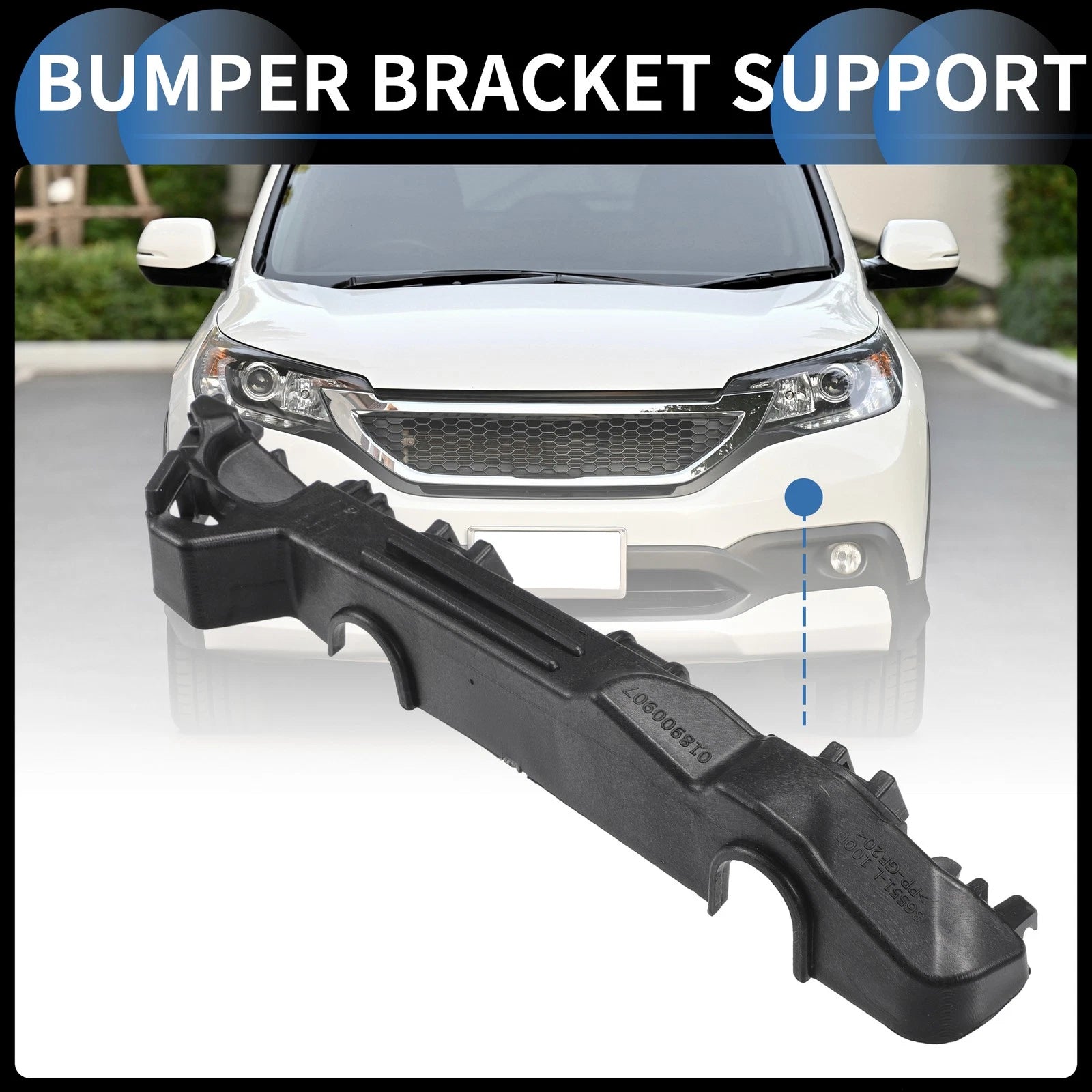 Left Front Bumper Retainer Bracket for Hyundai Sonata (2020–2023)