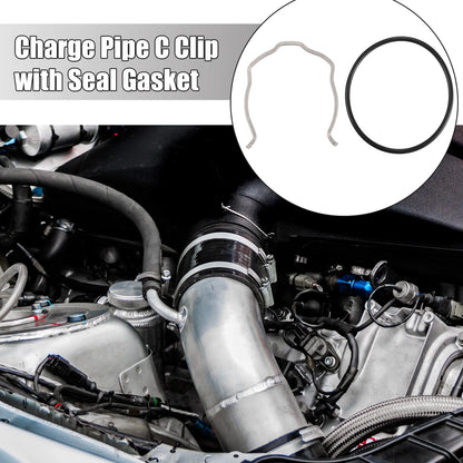 Charge Pipe C Clip O Ring Seal Gasket for BMW 335i N54 N55 (2007–2016)