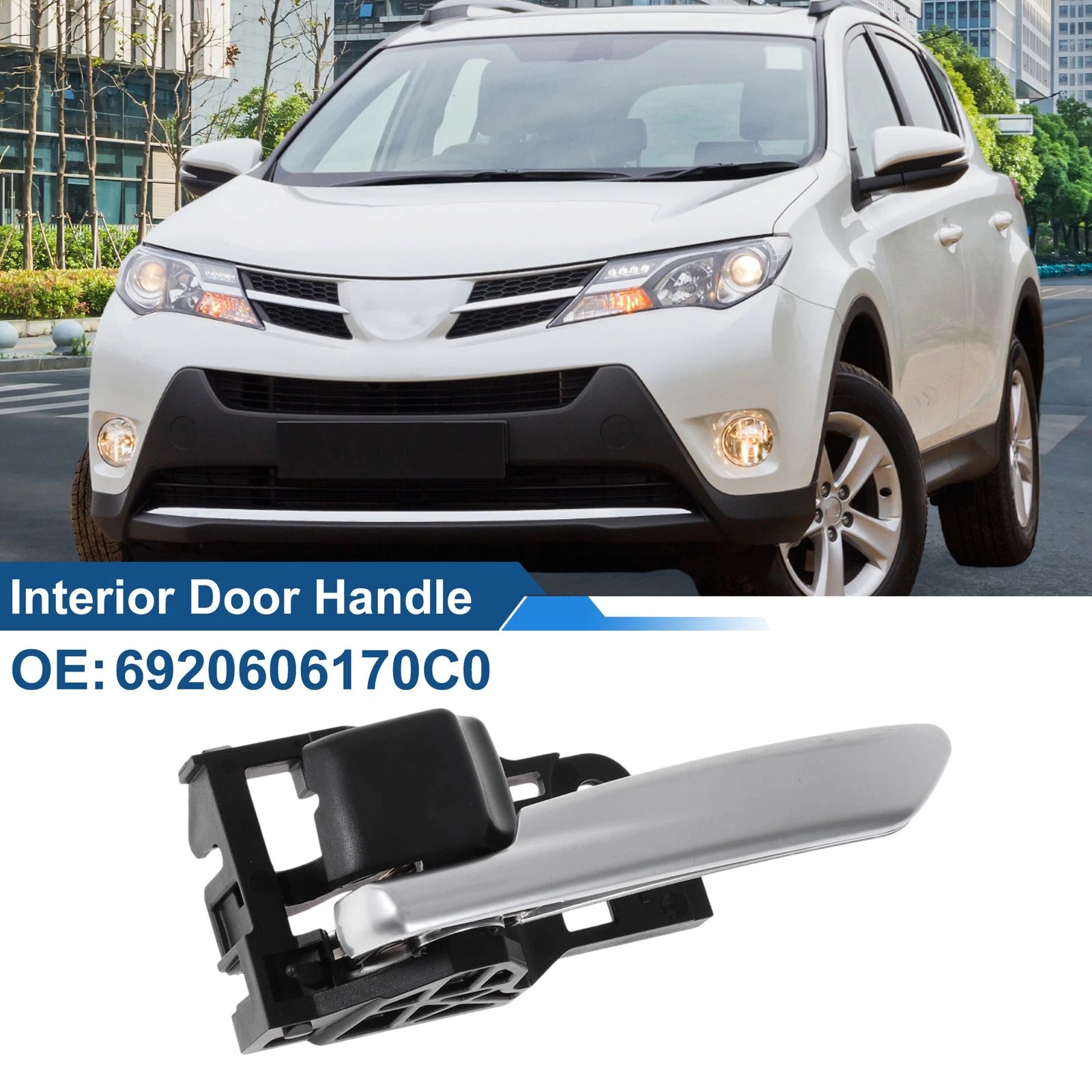 Front Passenger Side Interior Door Handle Replacement for Toyota Rav4 (2019–2022)