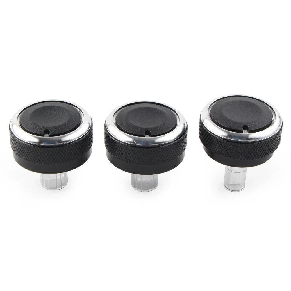 3X A/C Switch Knob Heater Climate Control Button Frame Cover for Mazda 2