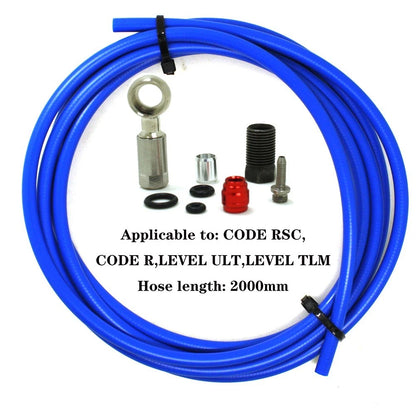 2 Meter Brake Hose with Olives O-Rings for SRAM-Compatible Models