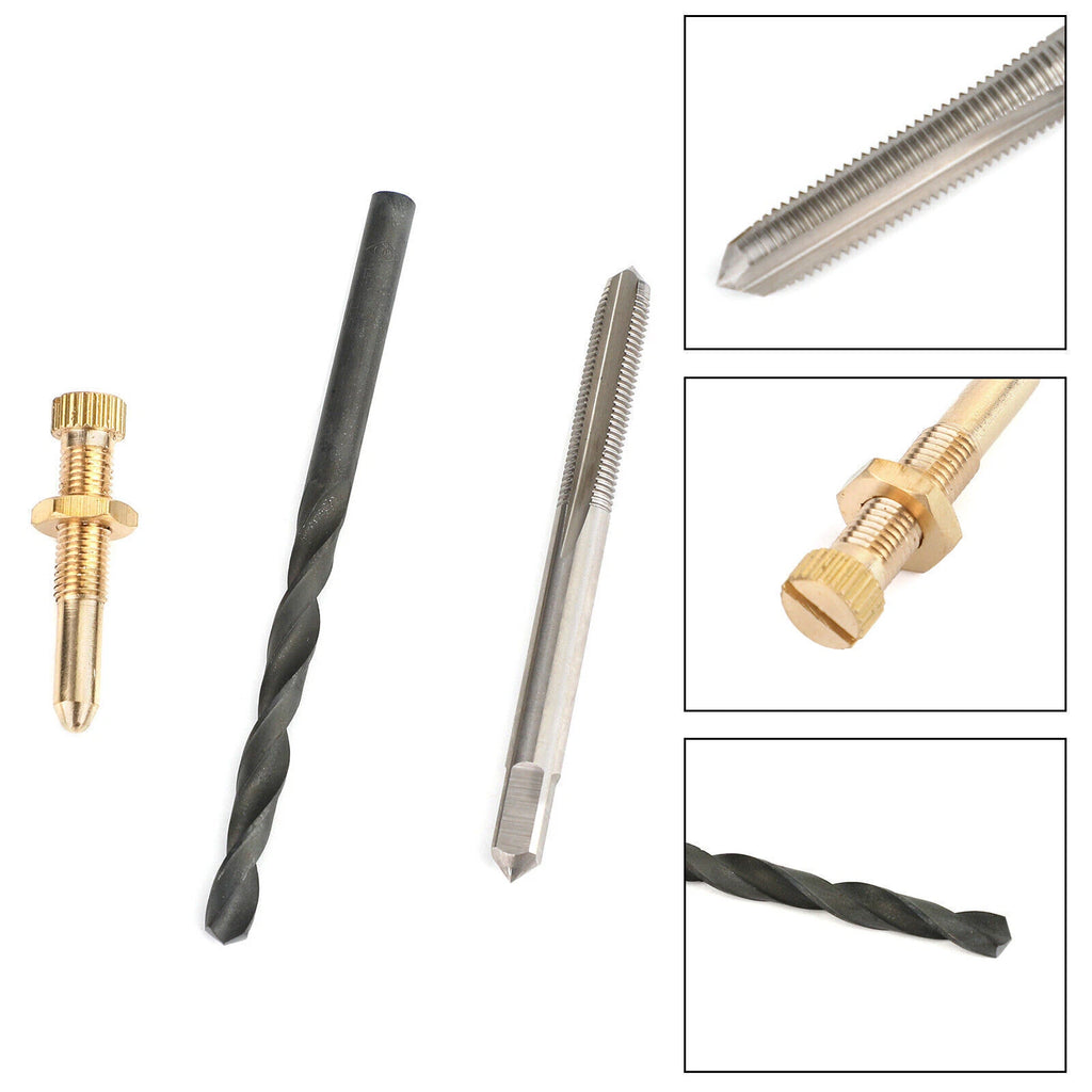Idle Screw Drill Bit Install Kit for Yamaha Blaster YFS200 (1988–2006) T9