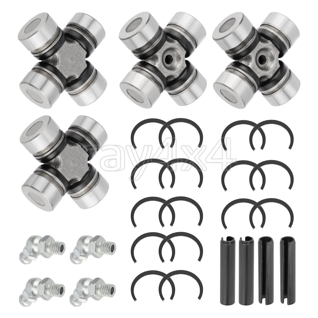 Set of 4 U-Joints for Polaris (2202015, 2203703, 3260104)