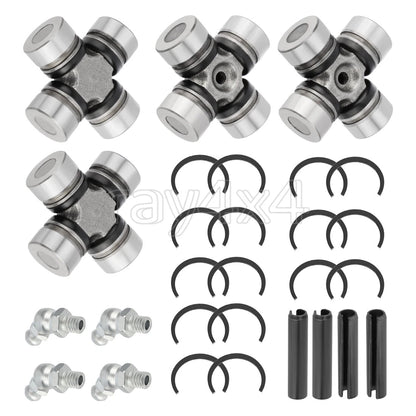 Set of 4 U-Joints for Polaris (2202015, 2203703, 3260104)