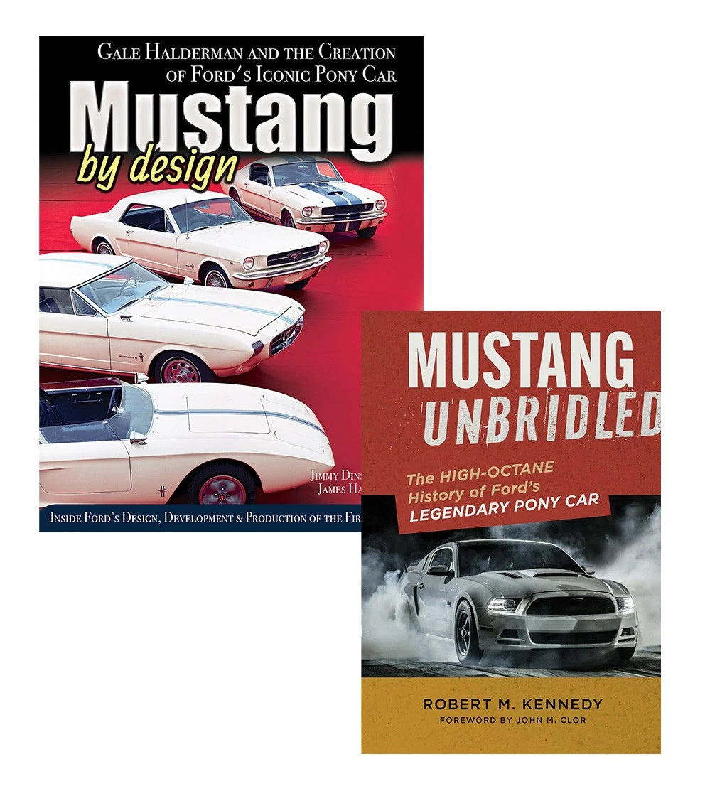 Set of 2 Books for Mustang Unbridled & Mustang By Design