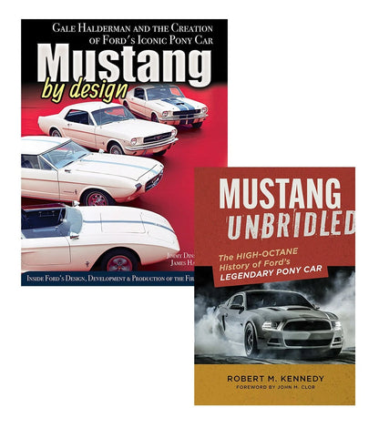 Set of 2 Books for Mustang Unbridled & Mustang By Design