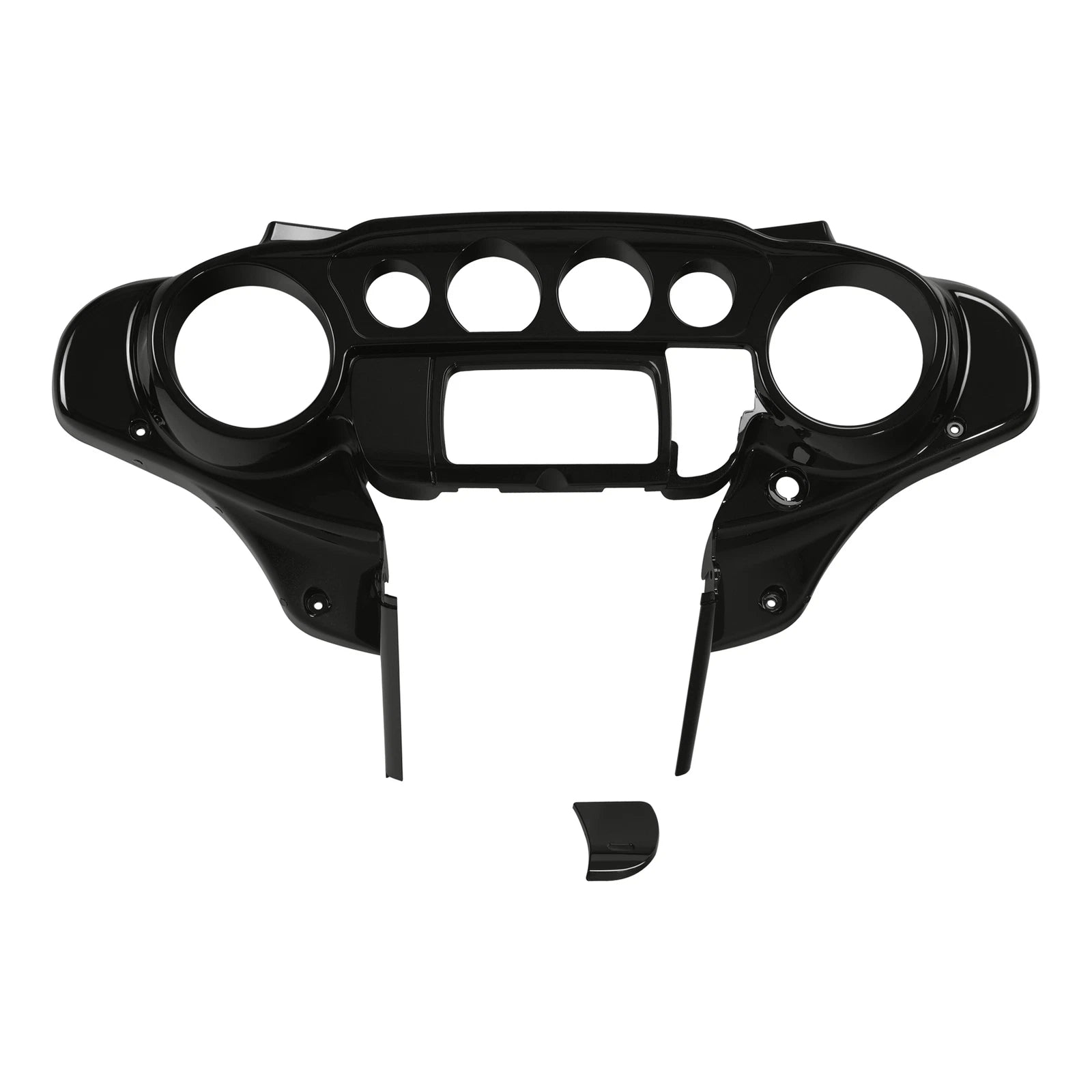 Inner Fairing Speedometer Cover for Harley Electra Glide (2014–2024) Black Quartz