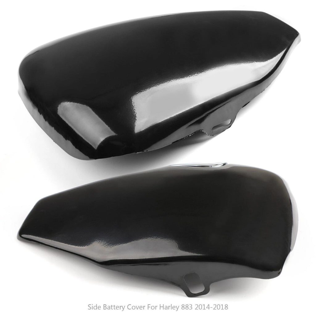 1 Pair L&R Side Battery Cover for Sportster XL Iron 883 1200 (2014–2018) T9
