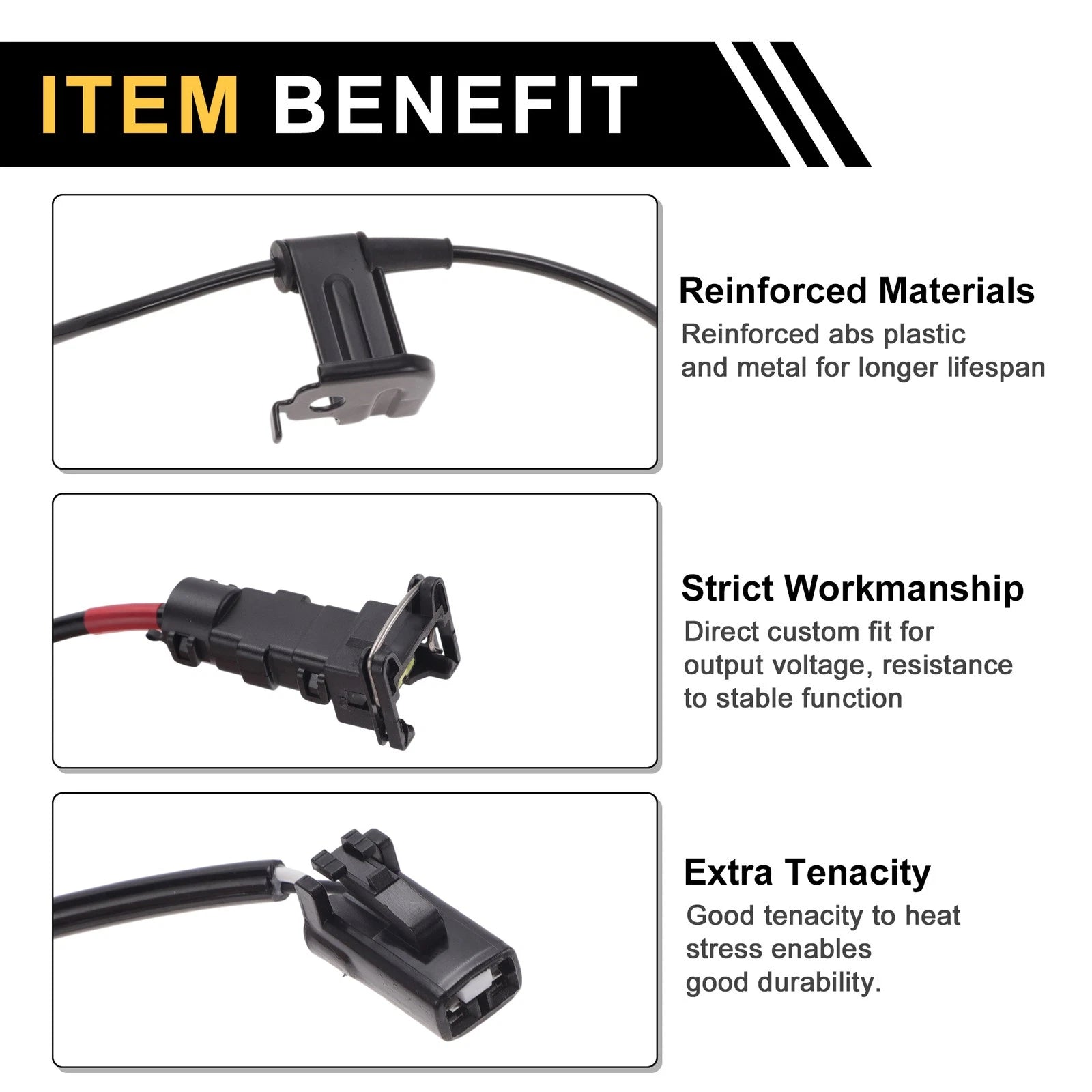 ABS Wheel Speed Sensor Replacement for Hyundai Elantra (2017–2020) Rear Right