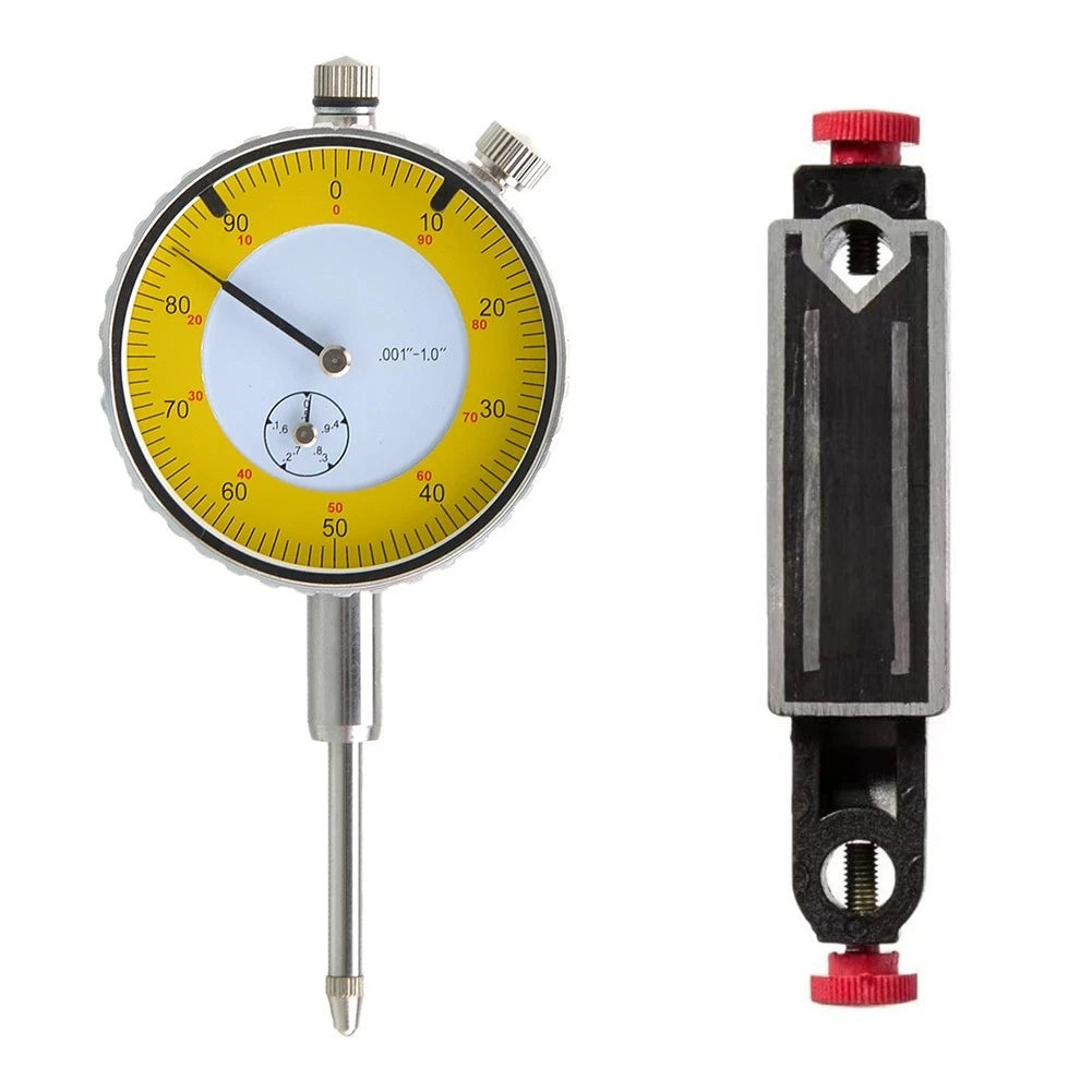 Dial Indicator Combination Kit 0-1 Inch Range with Magnetic Mounting Base