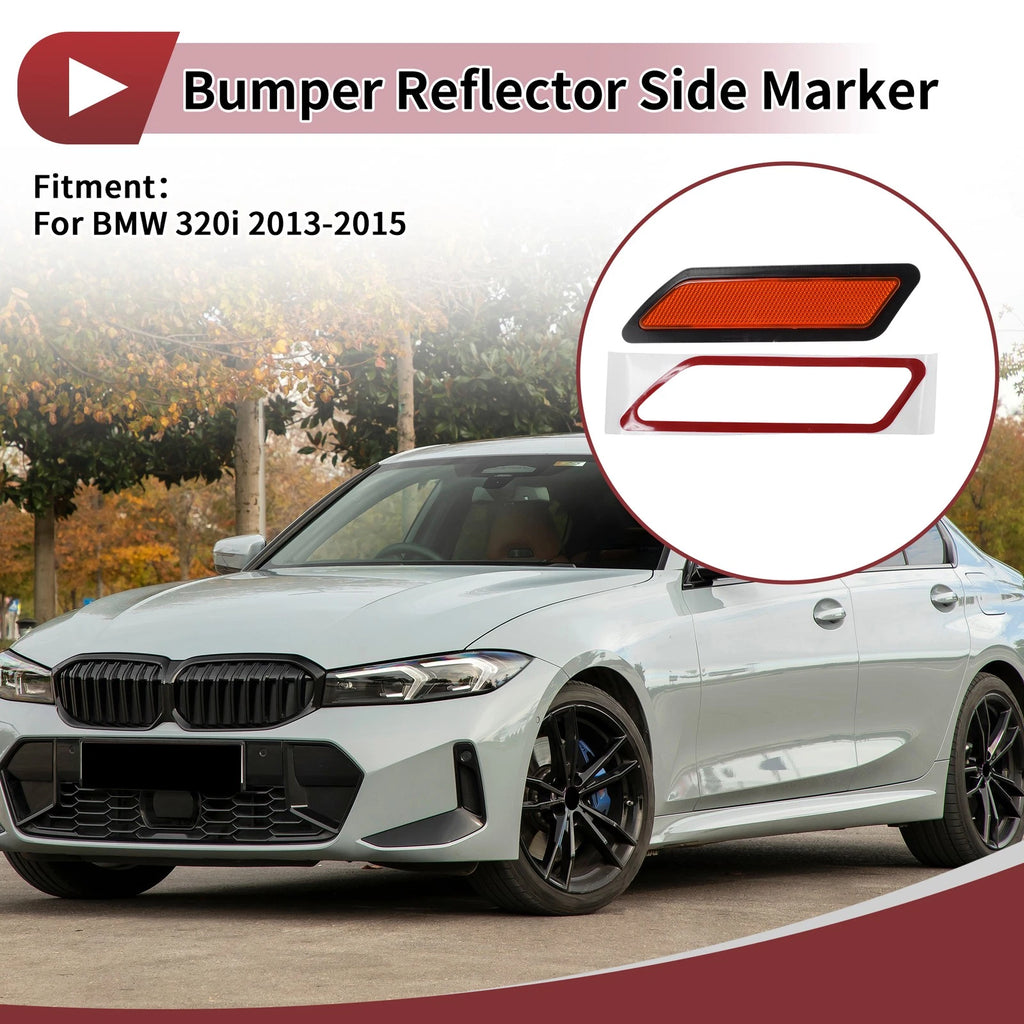 Bumper Reflector Driver Side Replacement for BMW 320i (2013–2015)