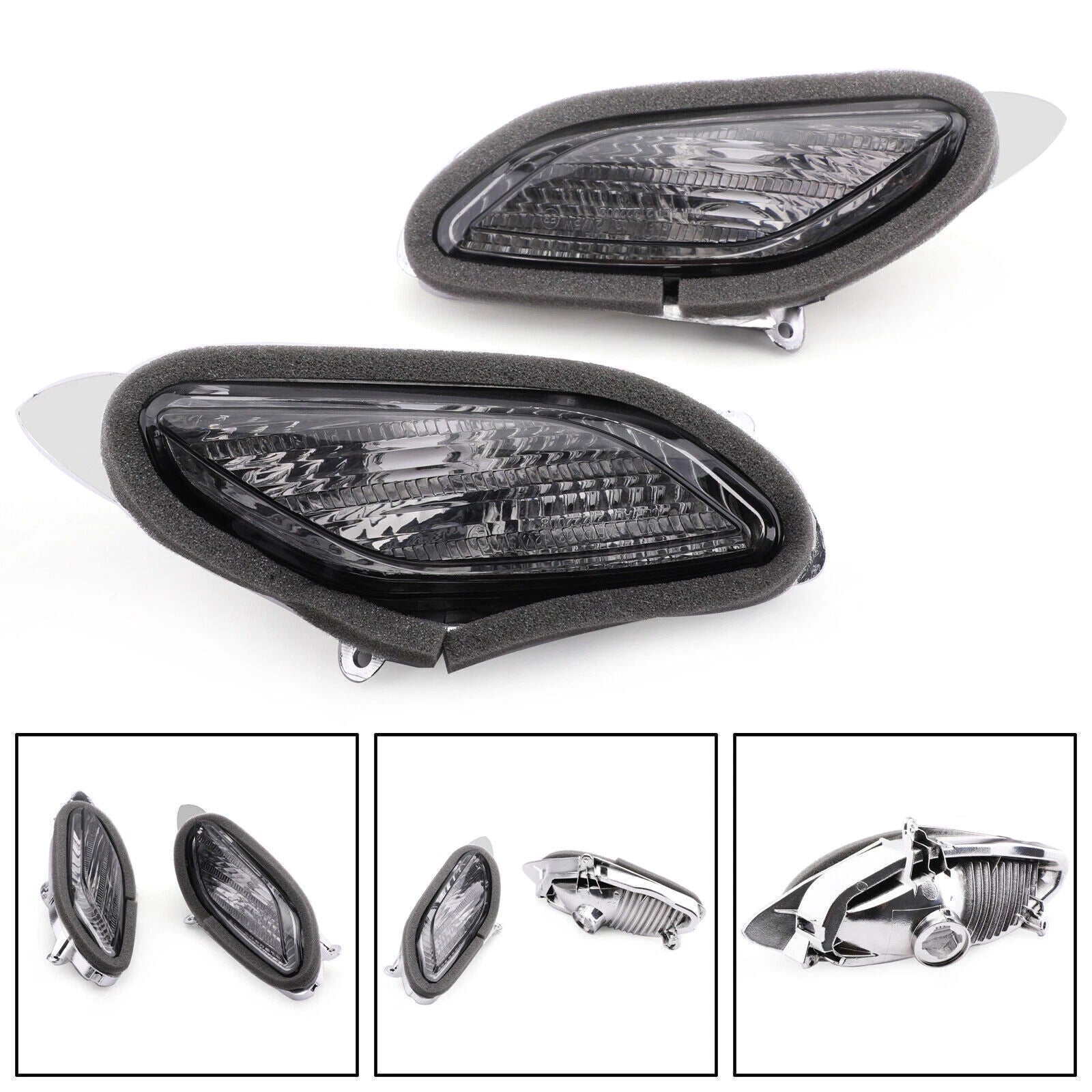Front Turn Signal Lens for Honda ST1300 (2002–2018) Smoke T9