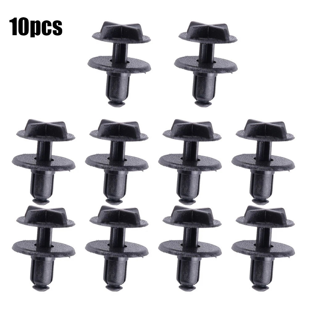 Set of 10 Plastic Fasteners for