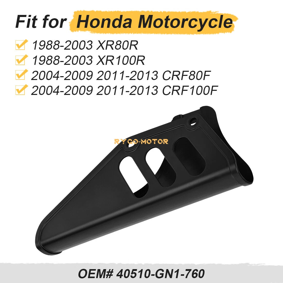 Chain Guard for Honda XR80R XR100R CRF80F CRF100F (1988–2013) 40510-GN1-760