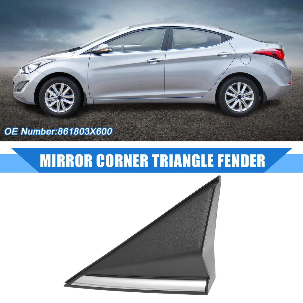 Left Mirror Corner Triangle Fender Cover Replacement for Hyundai Elantra (2011–2018)
