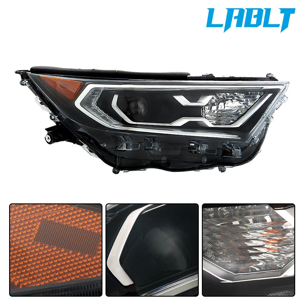 LED Headlight Assembly Right Side for Toyota RAV4 Hybrid (2019–2022)