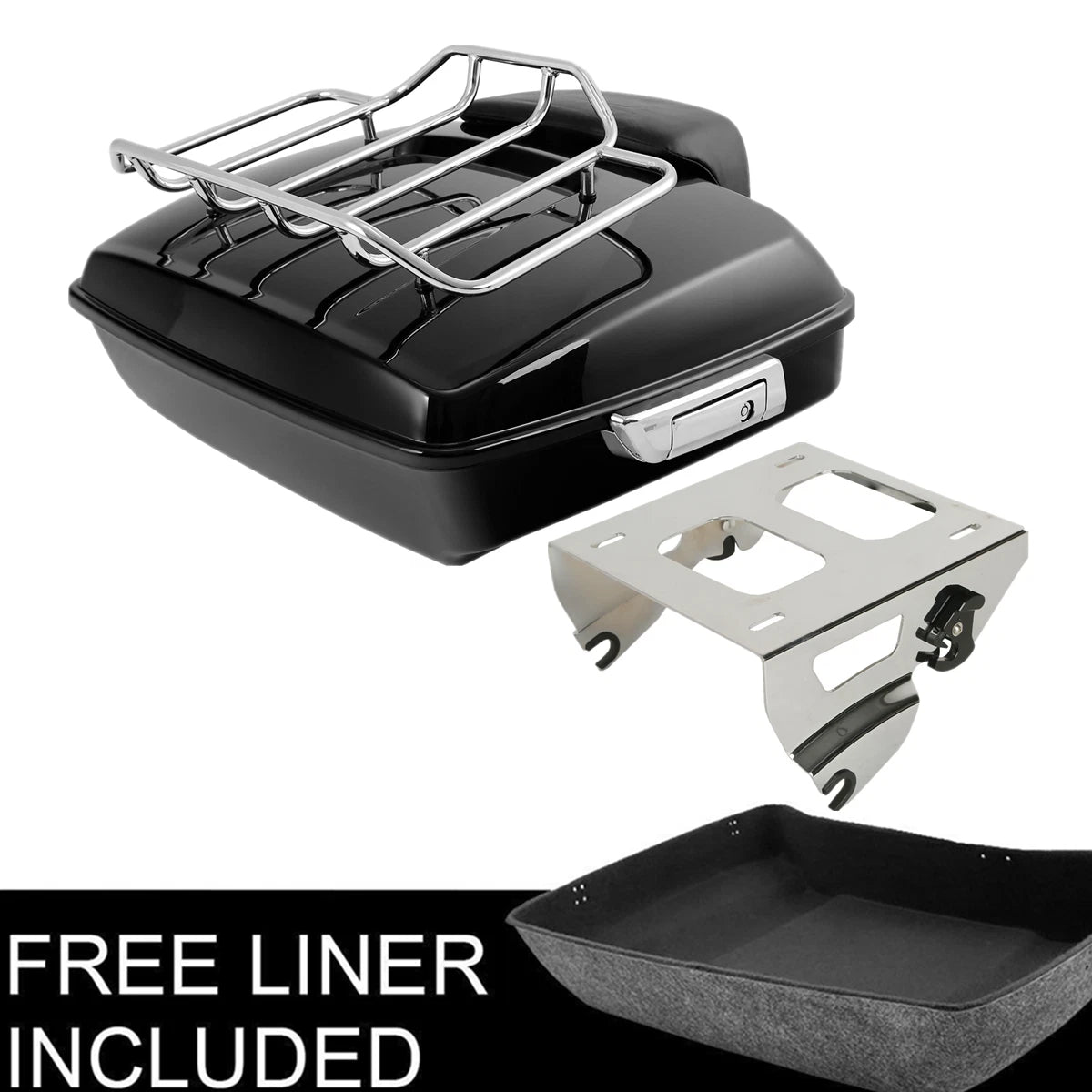 Chopped Trunk Backrest Pad for Harley Touring Models (2014–2026)