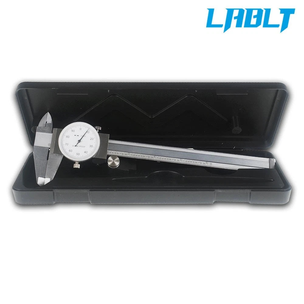 3X 6" Shockproof Dial Calipers for (0.001" Accuracy)