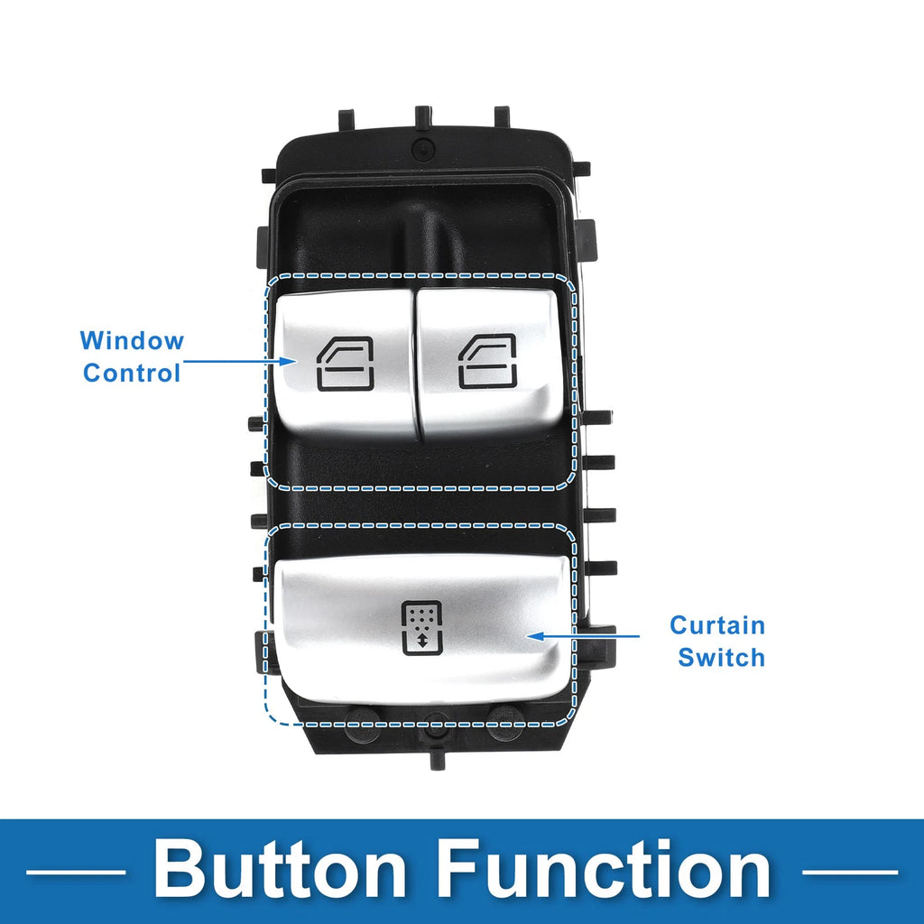 Front Driver Side Power Window Switch for Mercedes-Benz S560 (2018–2020)