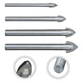 2X Glass Drilling Bits Set for DIY Home Projects (Enhanced Hard Metal)