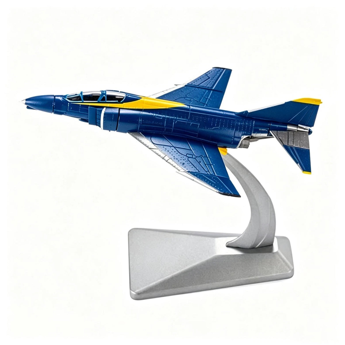 14cm Diecast Alloy F-4 Phantom II Model (1/144 Scale)
