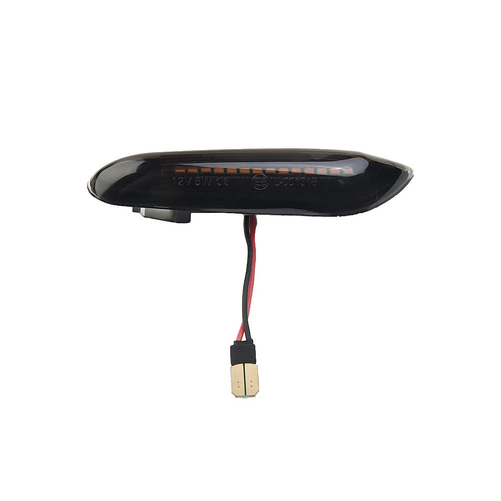 2X Smoke Lens Dynamic LED Side Marker Lights for X3, E60, E46, E90 (2004–2013)