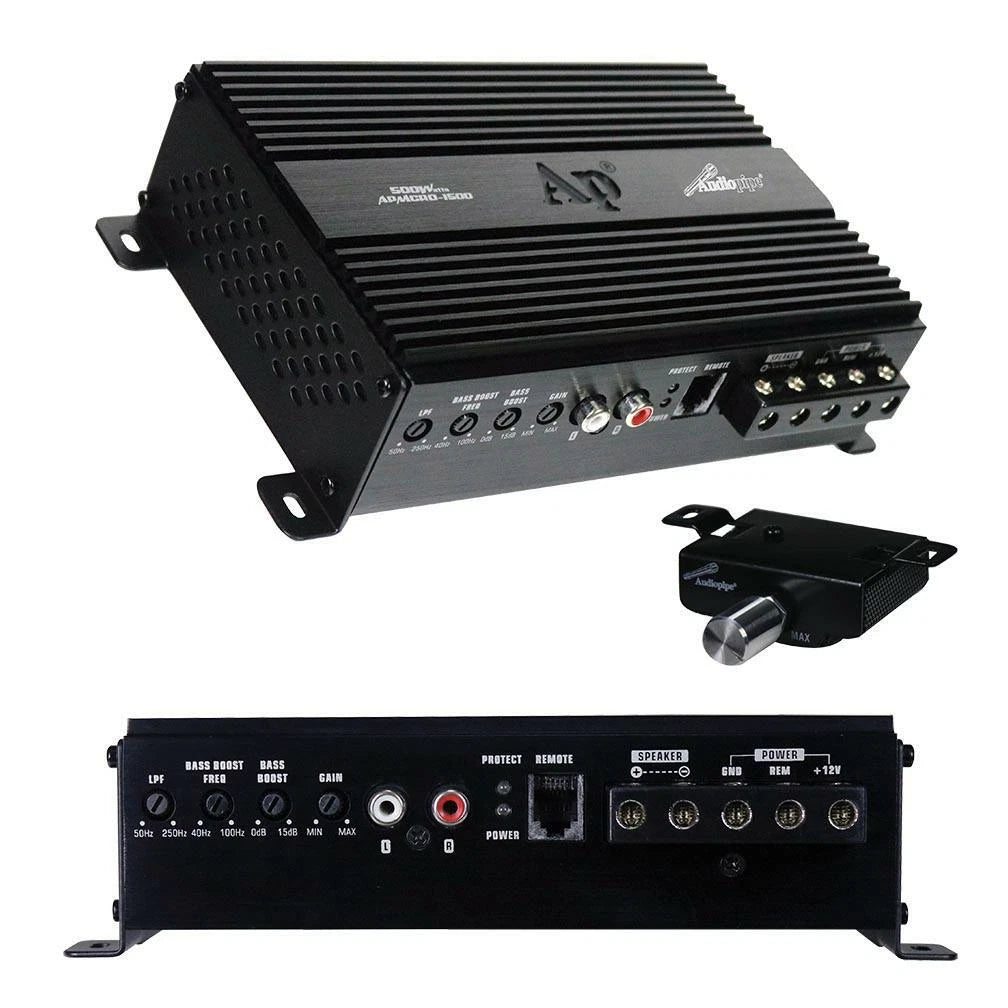 Micro Monoblock Amplifier 500W for Audiopipe APMCRO1500 (2015–2023)