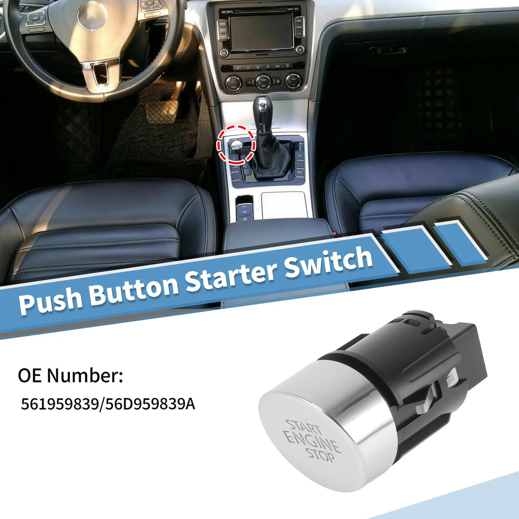 Keyless Engine Ignition Starter Switch for Volkswagen Passat (2010–2015) No.561959839