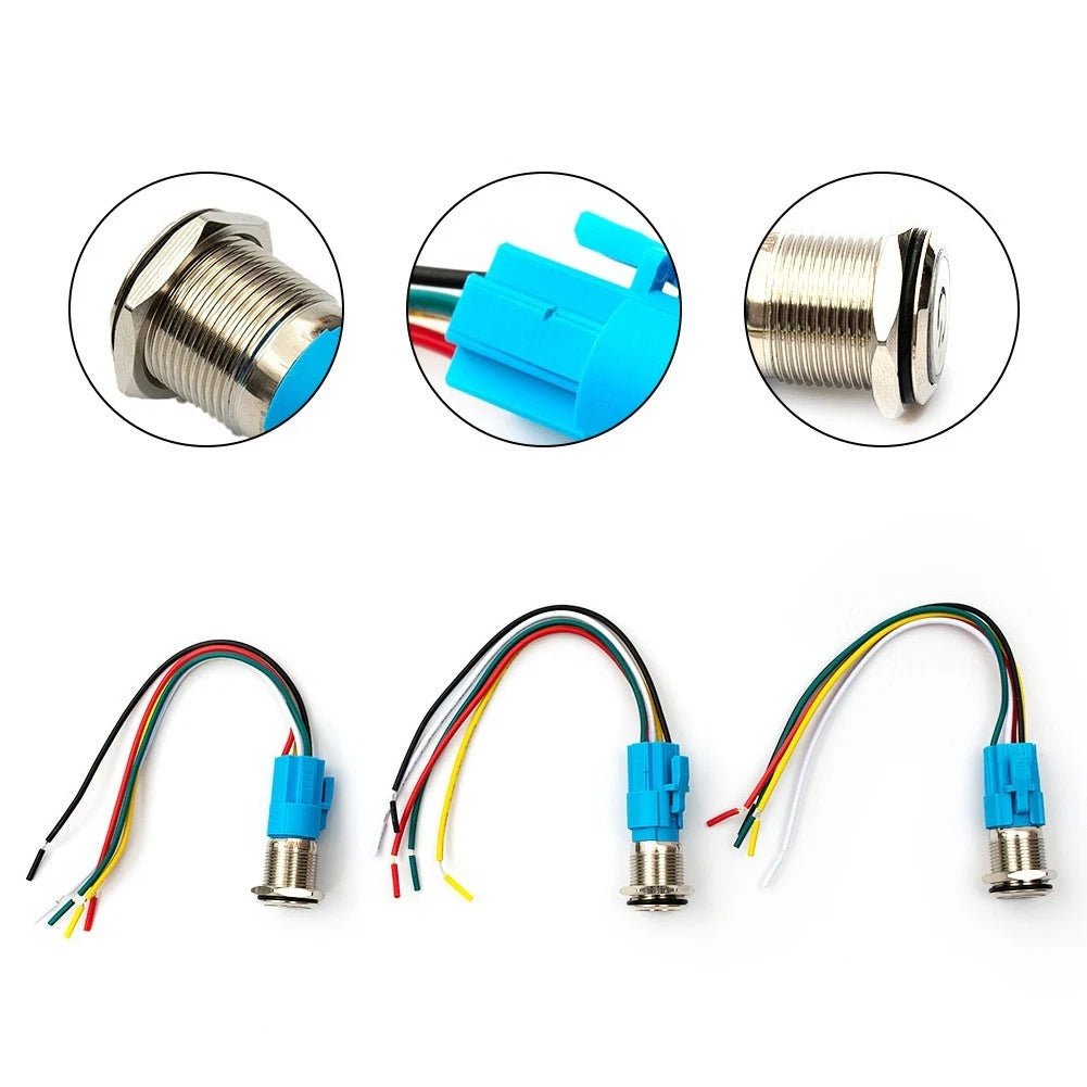 Power Switch Button with Wire Socket Harness for Automotive (12V)
