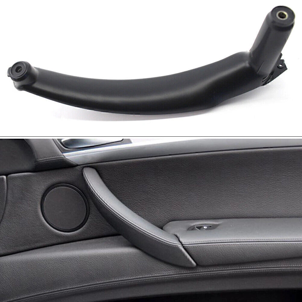 Left Inner Door Panel Handle Pull Trim Cover for BMW X5 (E70) (2007–2013) 51416969401 Black