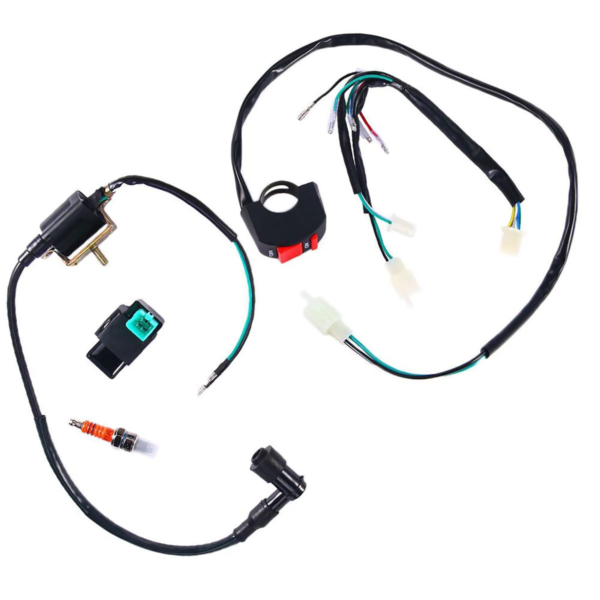 Engine Stop Switch Connector Wiring Loom Harness for Honda 110cc/125cc/140cc (2010–2023)