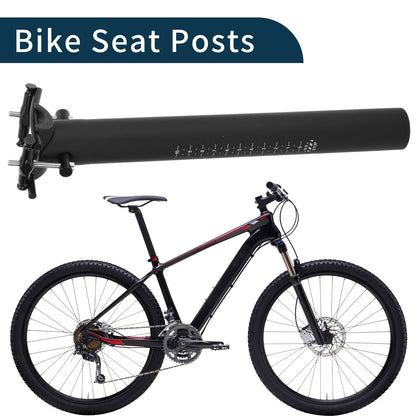 Seatpost Clamp 2-bolt 34.9x300mm Lightweight for Bike Seatpost Matte Black