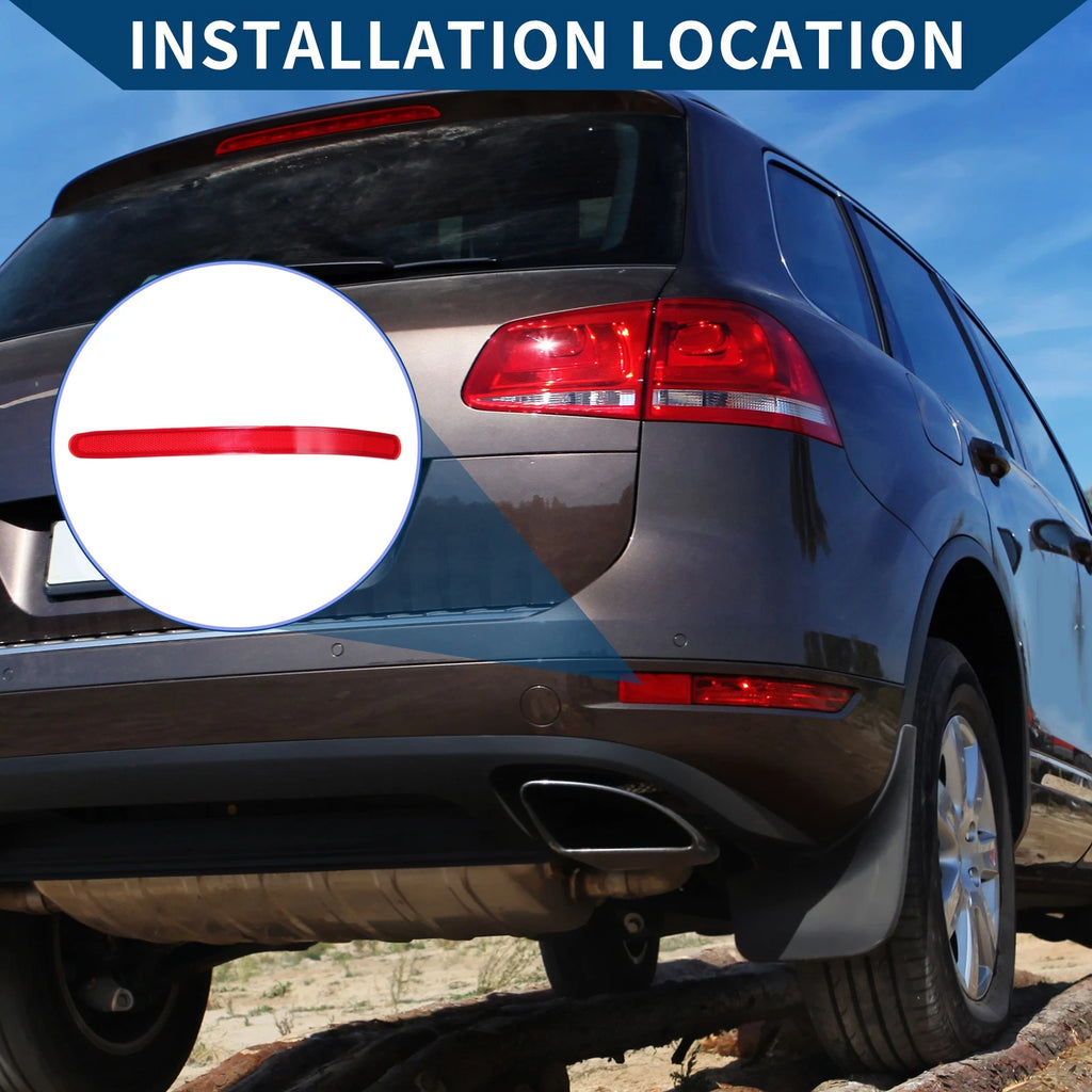 Rear Left Bumper Reflector Replacement for Volkswagen Touareg (2004–2010)