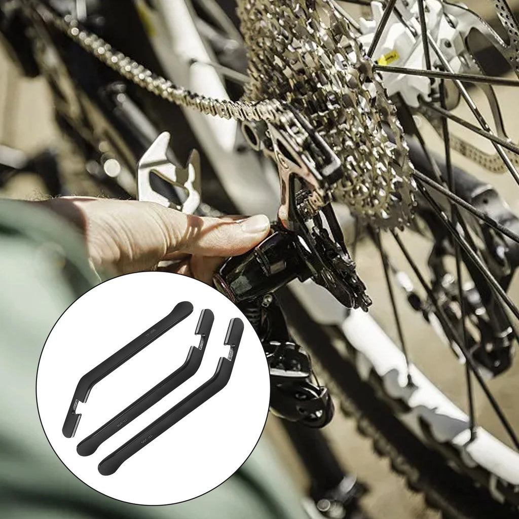 3X Tire Levers for Bicycle (12cm, 9.5mm, 3.5mm)