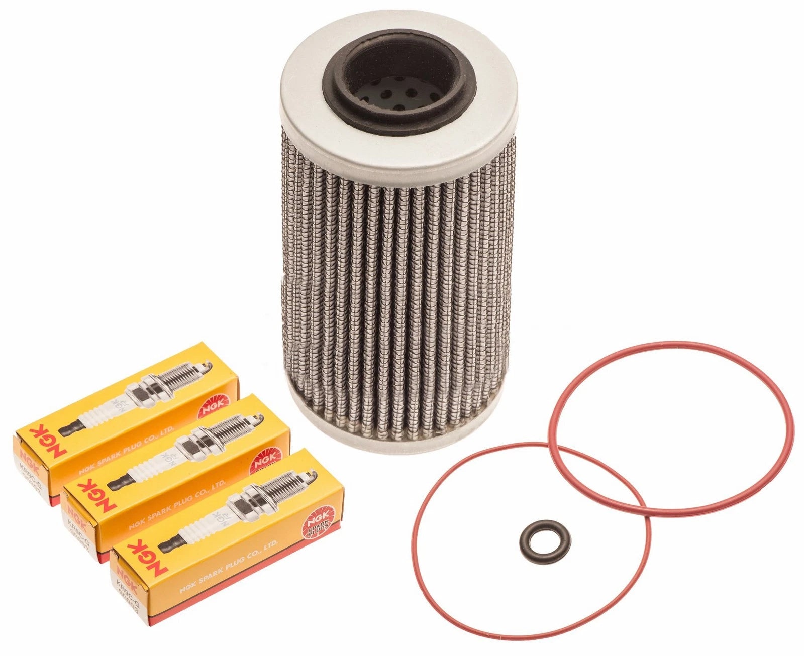 Maintenance Kit for Sea Doo GTX RXPX RXTX (300HP) - Oil Filter, O-Ring, Spark Plugs