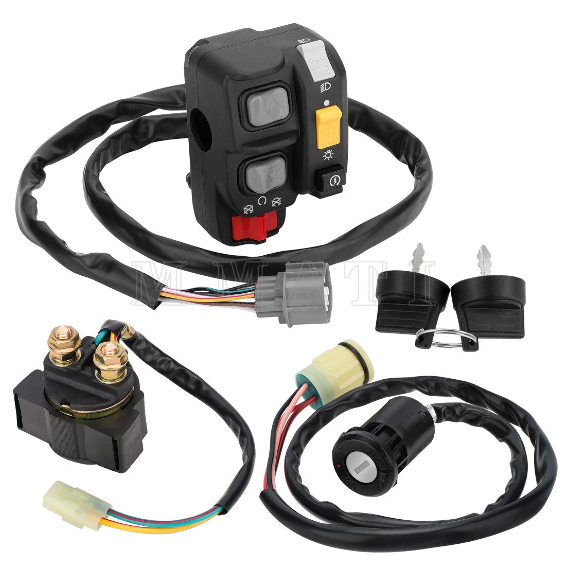 Handlebar Ignition Key Switch w/Relay for Honda Foreman Rubicon 500 (2001–2006)