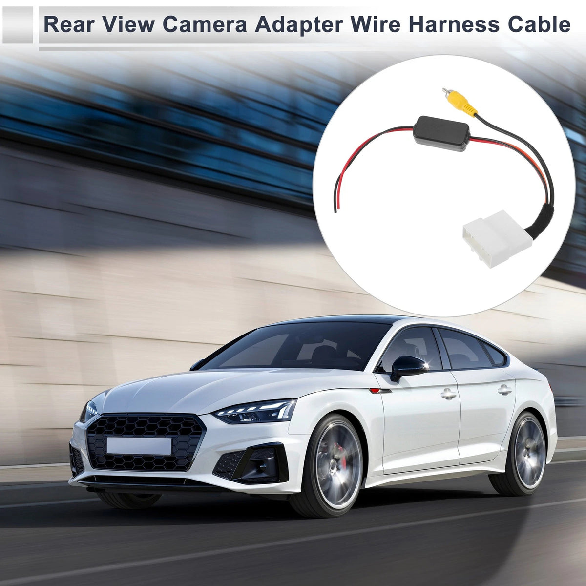 Rear View Camera Adapter Wire Harness Cable for Nissan Rogue (2011–2013)